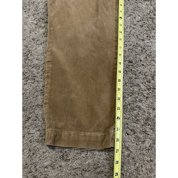 POLO RALPH LAUREN Brown Corduroy Pants Straight Leg Stretch Classic Fit 36x27 - Picture 9 of 10